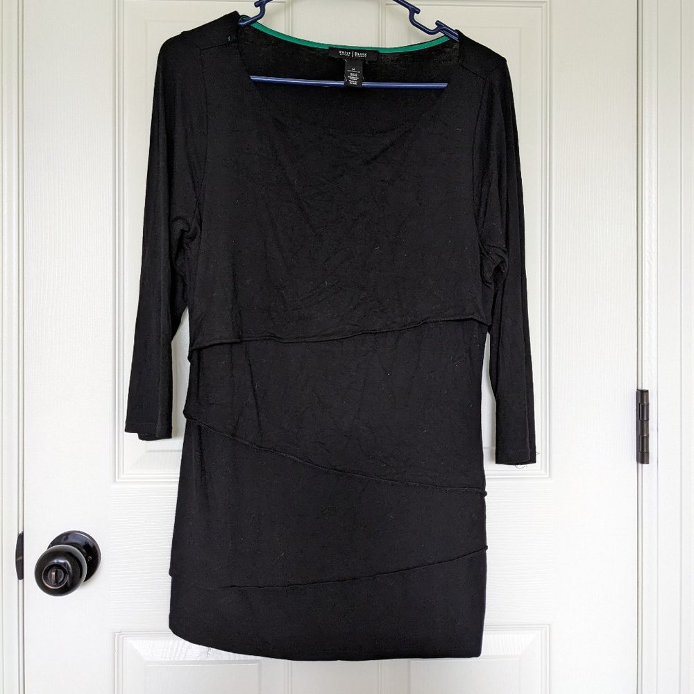 White House Black Market Top with Tiering